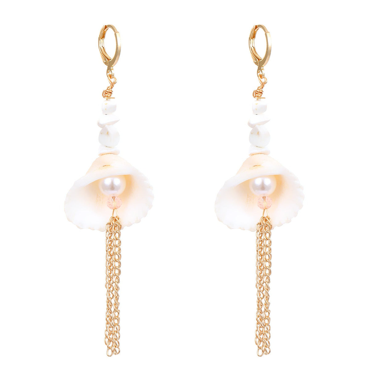 Starfish Spiral Pattern Ear Wind High Sense Ocean Jewelry Set