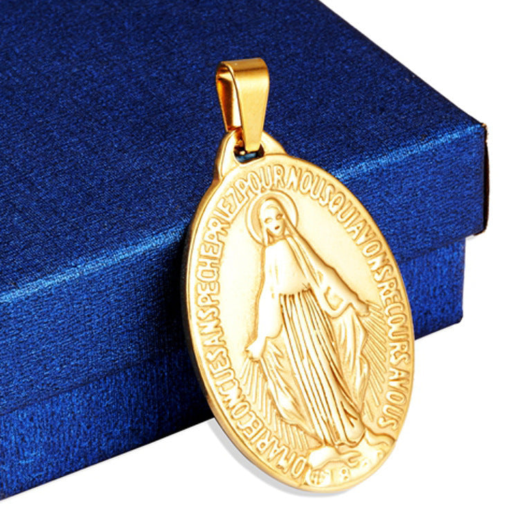 Glamorous Gold Stainless Steel Tag Titanium Necklaces