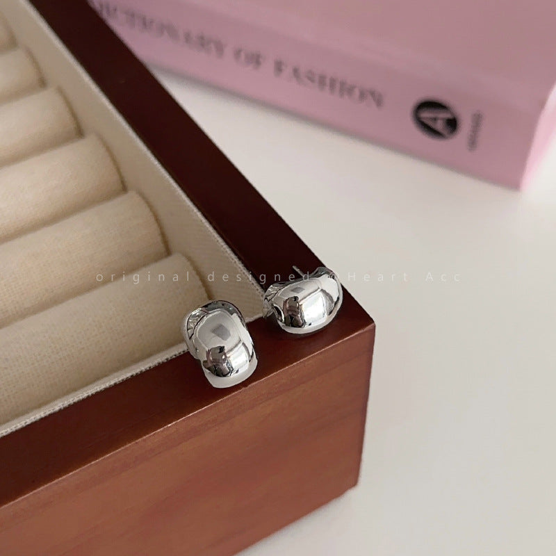 Women's Matte Metal For Light Luxury Minority Design Stud Earrings