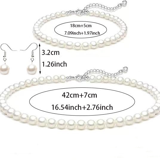 French Retro Artificial Pearl High Fashion Simple Cheongsam Wedding Versatile Necklaces