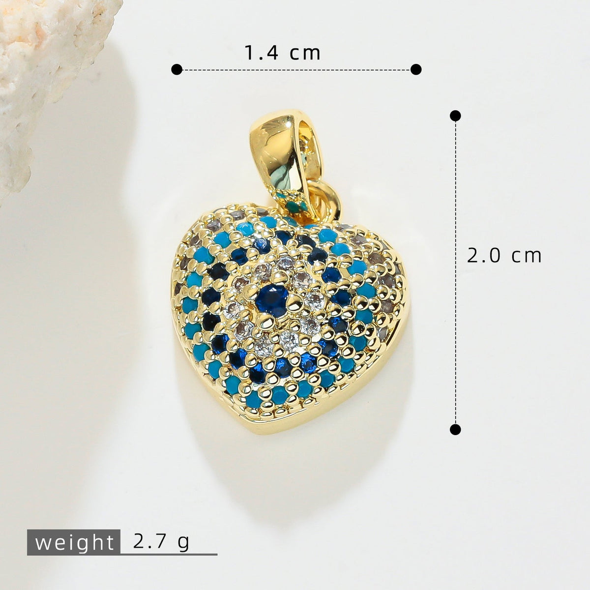 Fashion Retro Weird Devil Eye Single Pendants