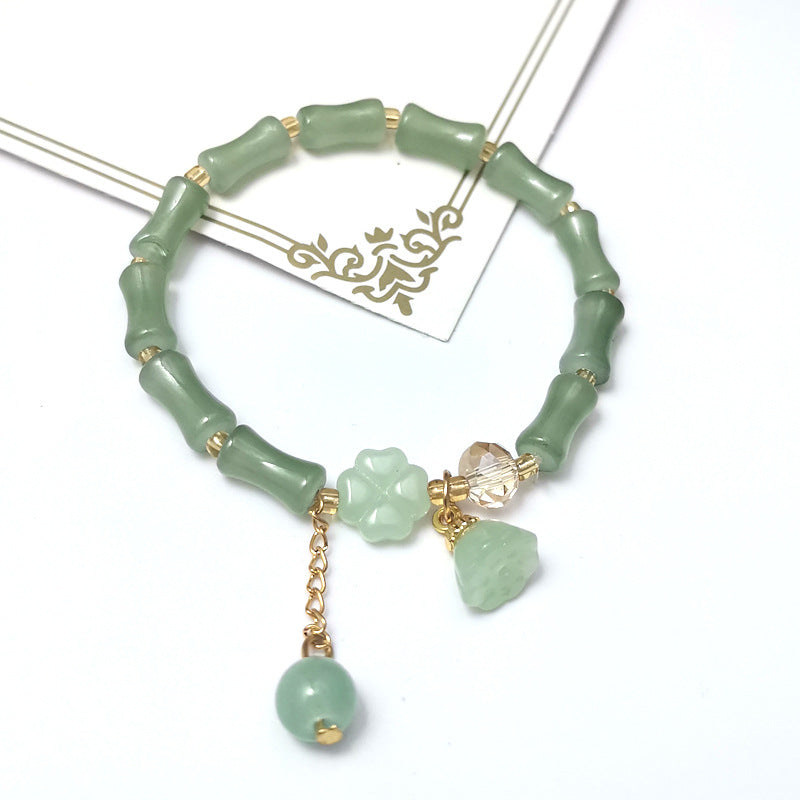 Style Chinese Imitation Aventurine Festival High Blessing Pendants