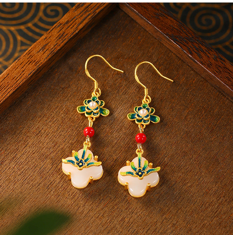 Enamel Glaze Colours Ethnic Style Retro Jewelry Set