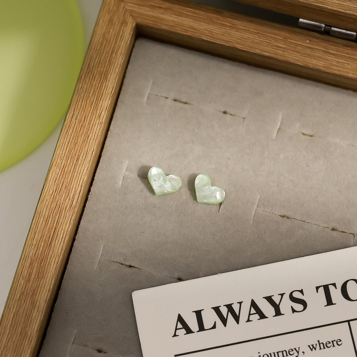 Biological Porcelain Ear Female Design Transparent Sleeping No Need To Stud Earrings