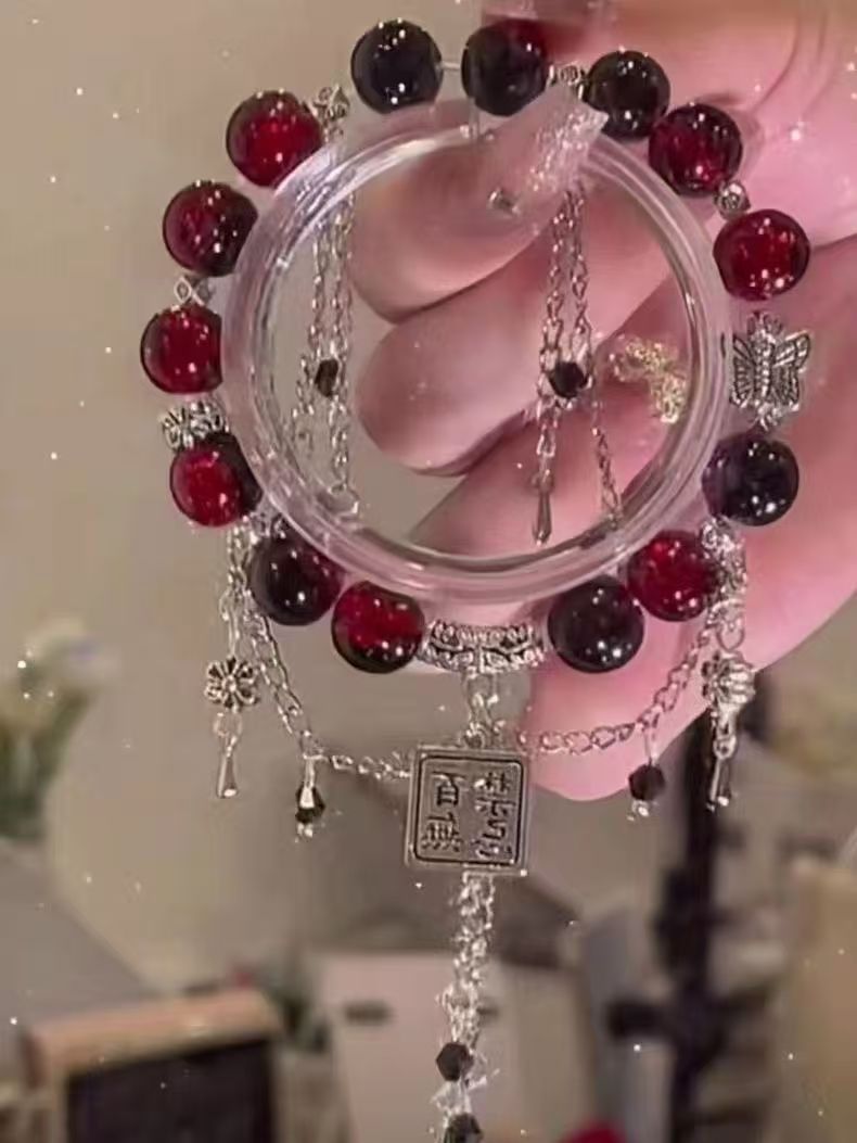 Style National Fashion Butterfly Beaded Female Good-looking Niche Bracelet