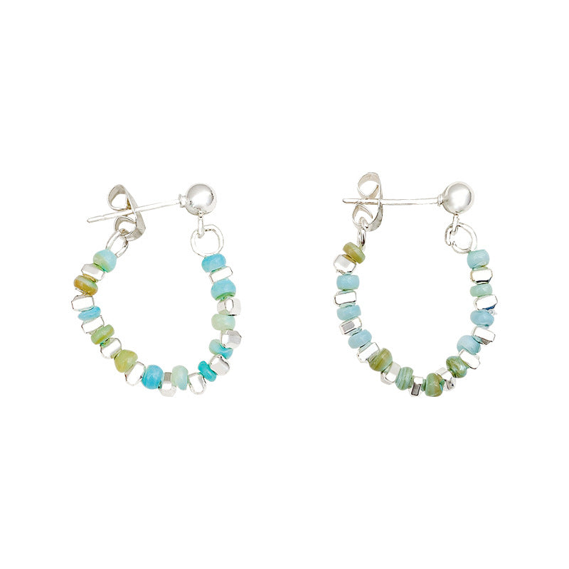Dopamine Colorful Beaded Female High Sense Special Interest Personality Rings