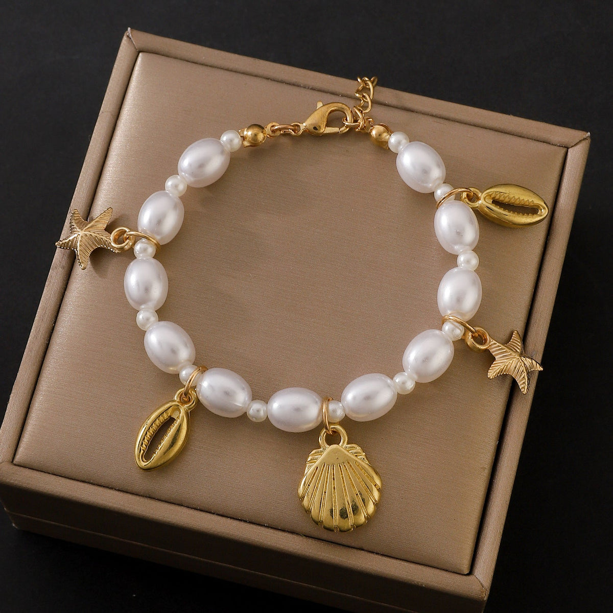 Women's Irregular Pearl Summer Beach Ocean Series Bracelet