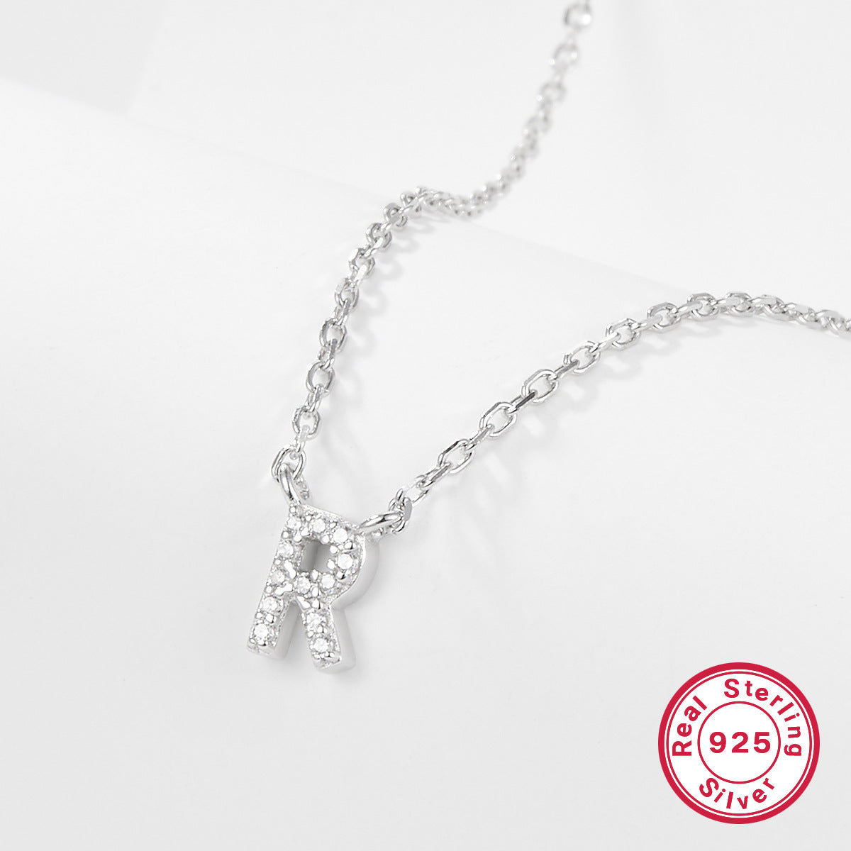 Women's Sier Minority Simple Clavicle Chain Beaded Necklaces