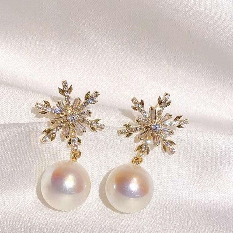 Sier Needle Asymmetric Cross Style Temperament Ear Clip Cold Earrings