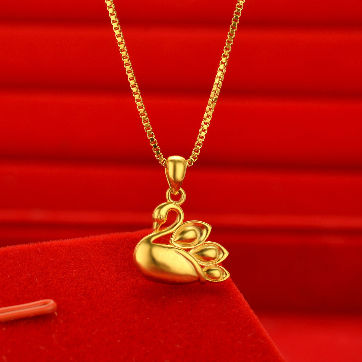 Women's Style Gold Shop Alluvial Love Abacus Lucky Bag Necklaces
