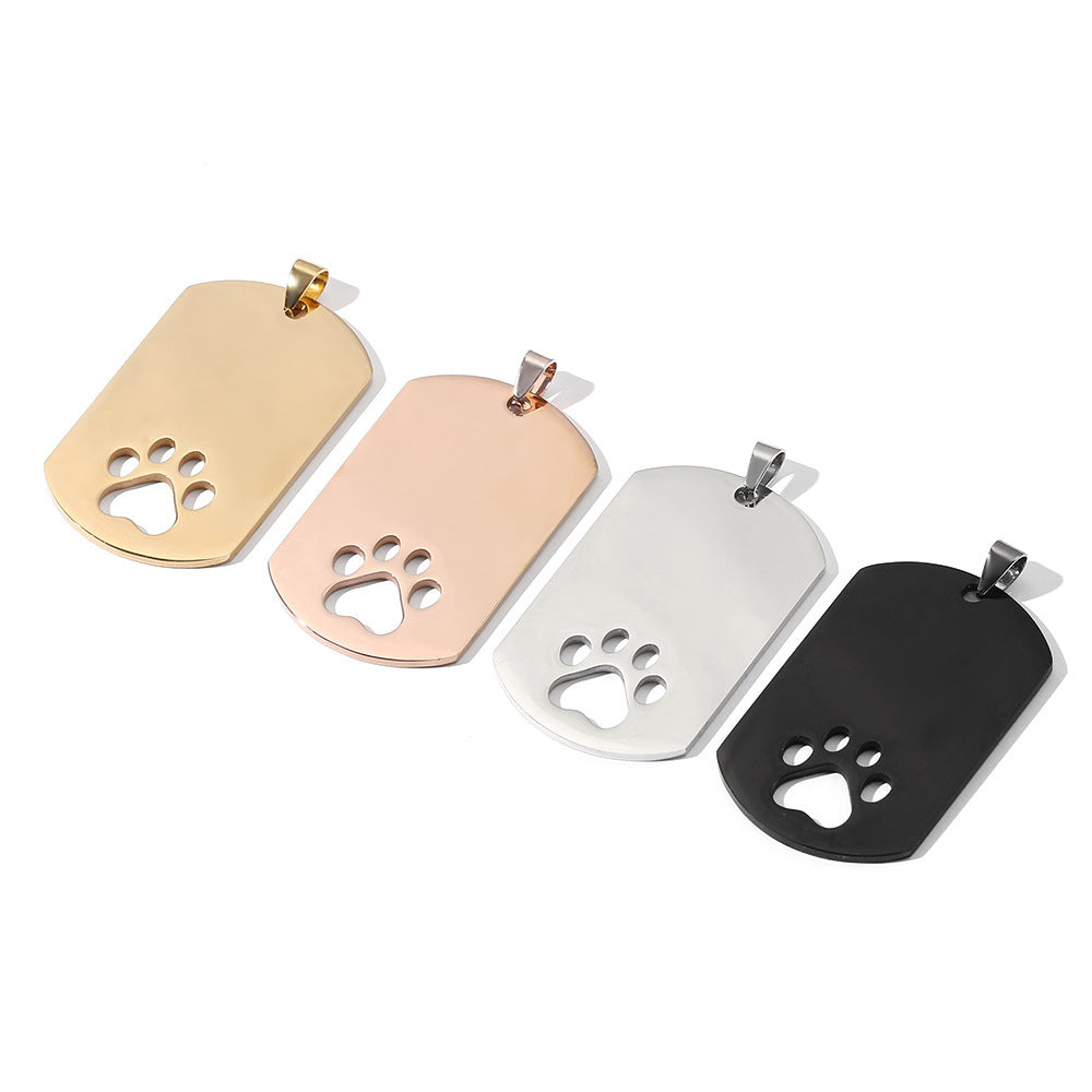 Tag Carved Thermal Transfer Engraving Material Holiday Necklaces