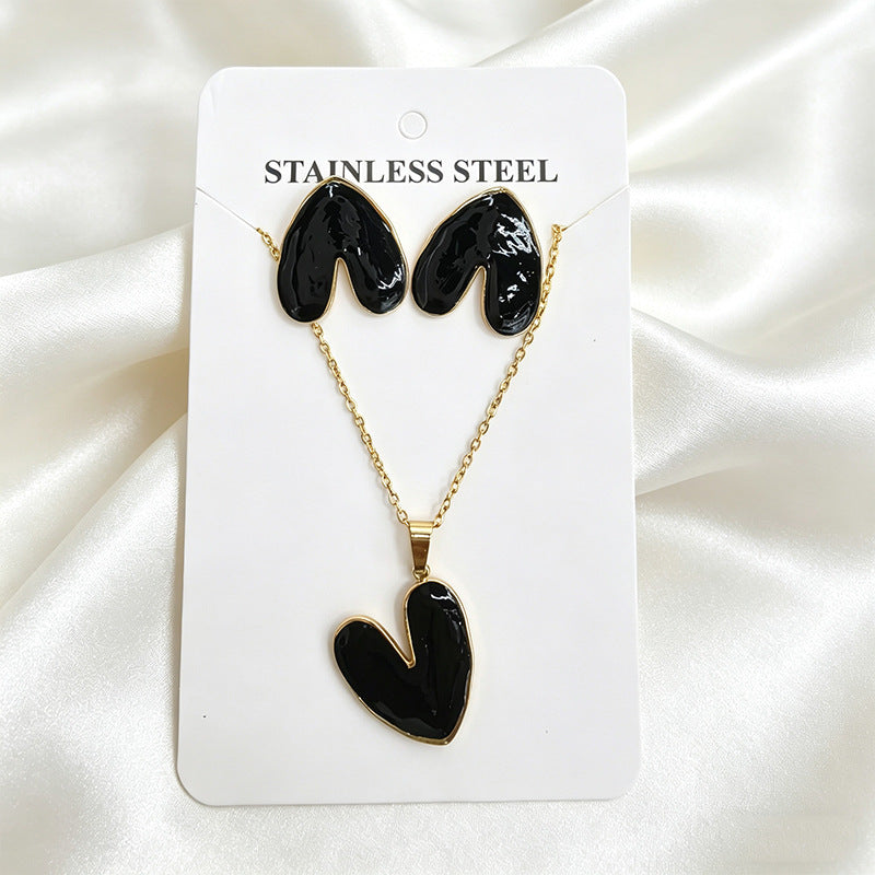 Stainless Steel Enamel Titanium Fashion Personality Necklaces