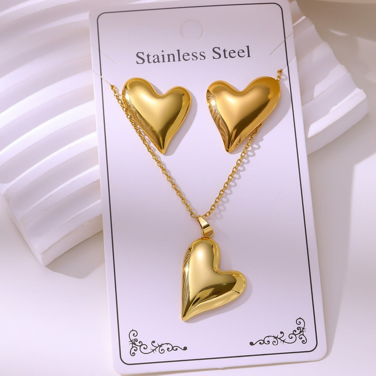 Hydraulic Suit Butterfly Love Irregular Personality Jewelry Set