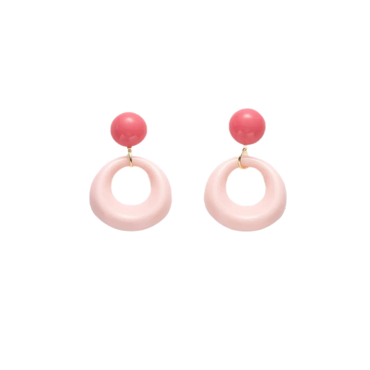 French Romantic Light Luxury Simplicity Petal Earrings