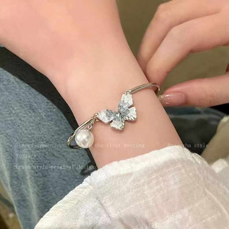 Style National Fashion Butterfly Beaded Female Good-looking Niche Bracelet