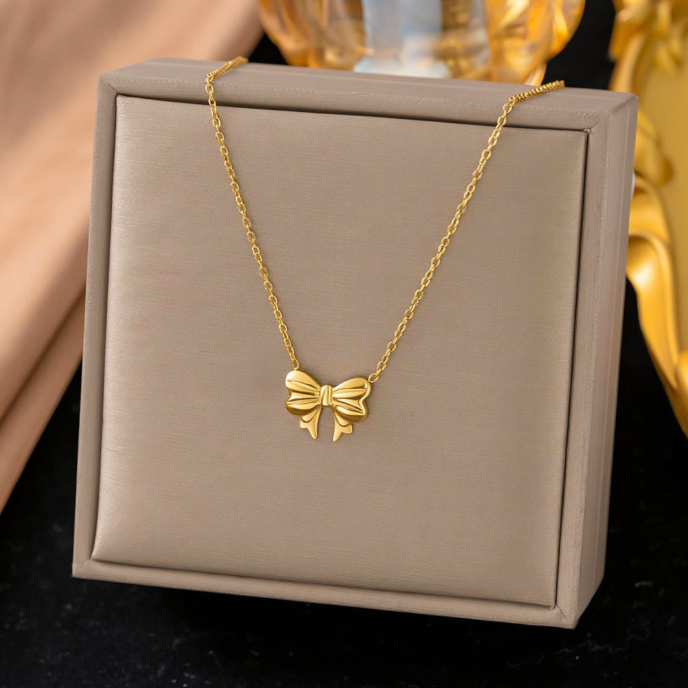 Titanium Steel Design Stainless Gold-plated Exquisite Pendants
