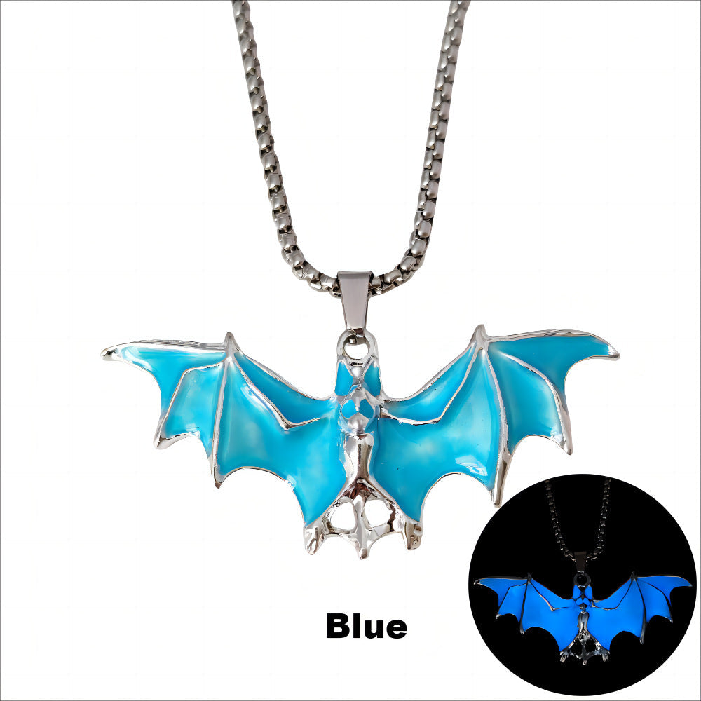 Dark Luminous Vampire Bat Cool Street Pendants