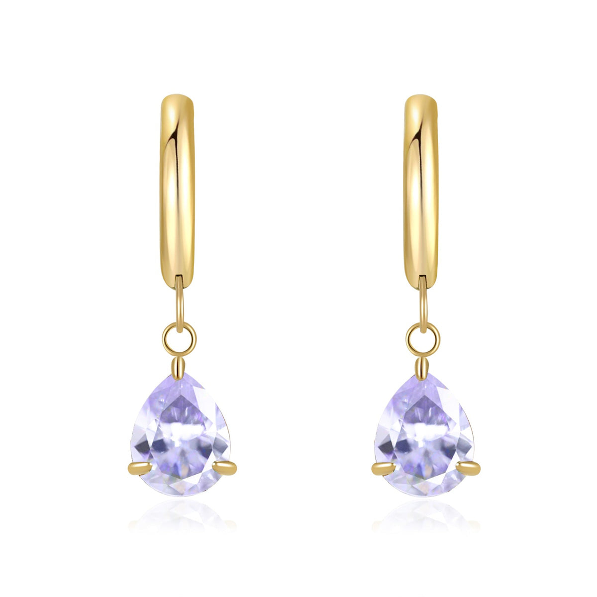 Titanium Steel Zircon Coil Small Ear Earrings
