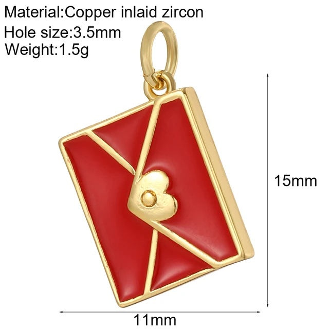 New Millennium Bohemian Heart-shaped Copper Universal Pendants