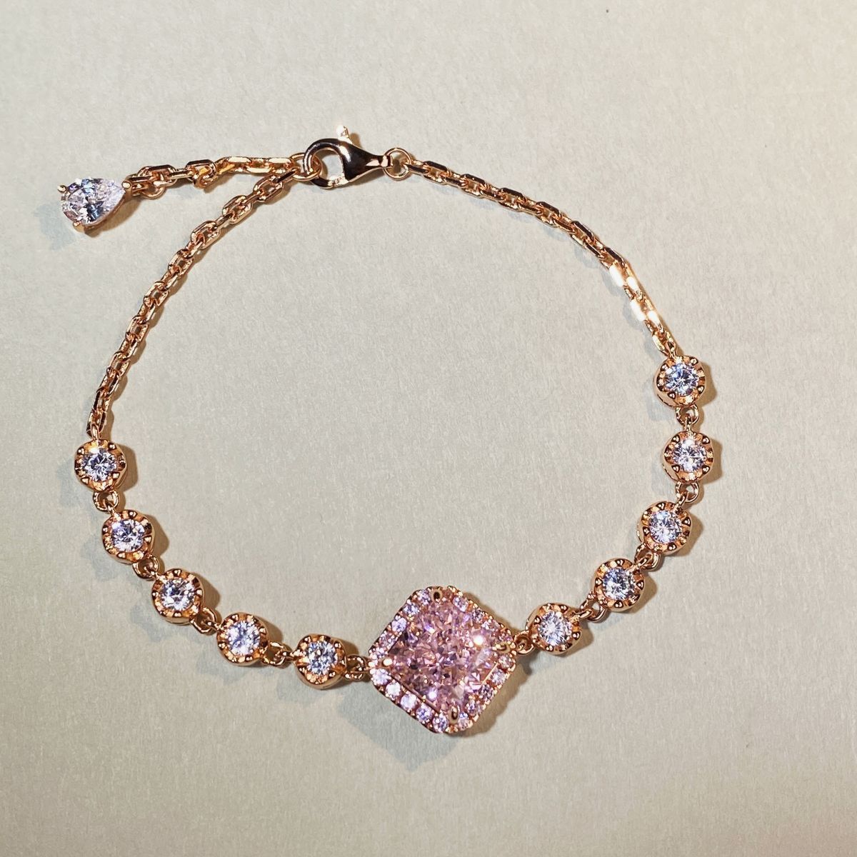 Women's Diamond Champagne Plated Gold High Carbon Necklaces