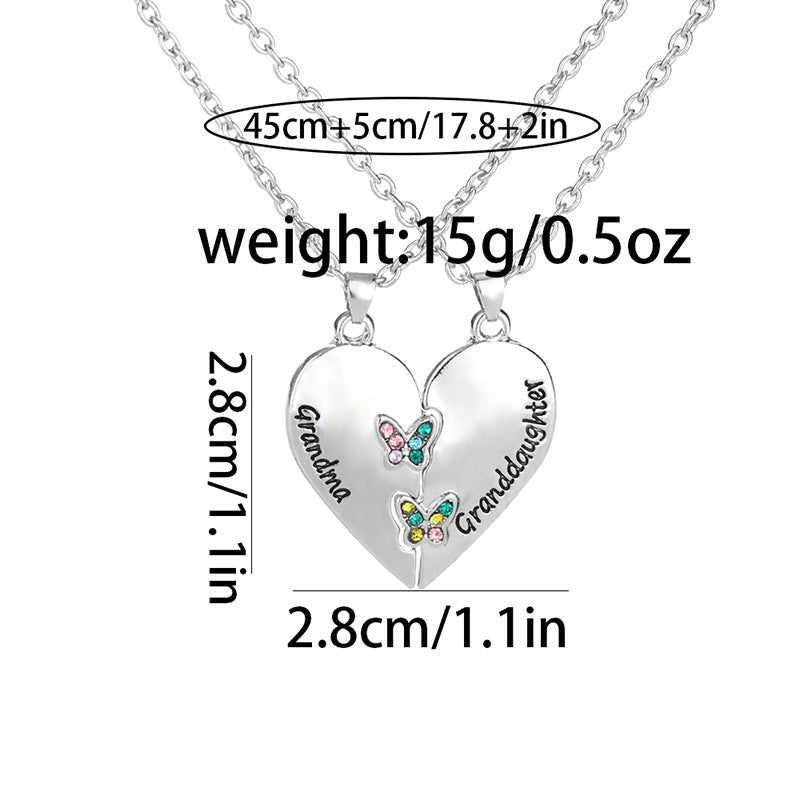 Graceful Creative Mother's Day Gift Heart-shaped Necklaces