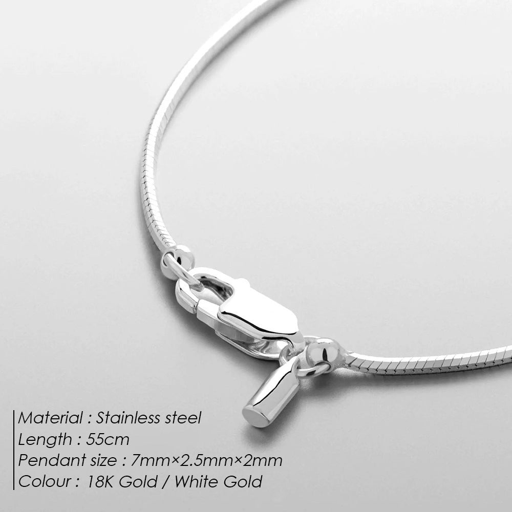 Men's Fashion Simple Clavicle Chain Korean Style Matching Clothes Necklace