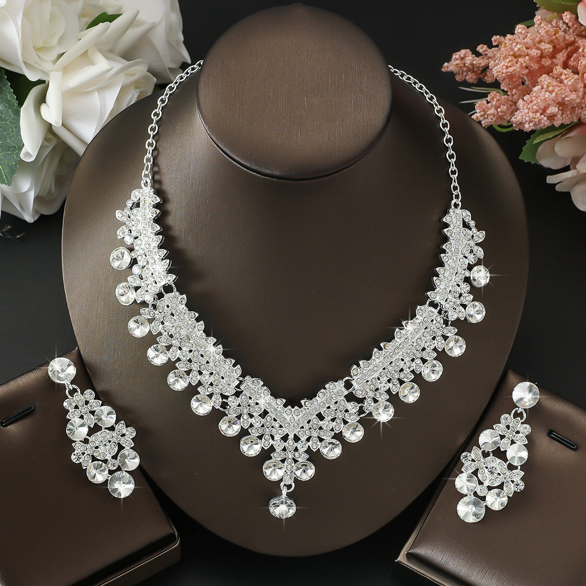 New Fashion Bridal Two-piece Elegant High-grade Jewelry Set