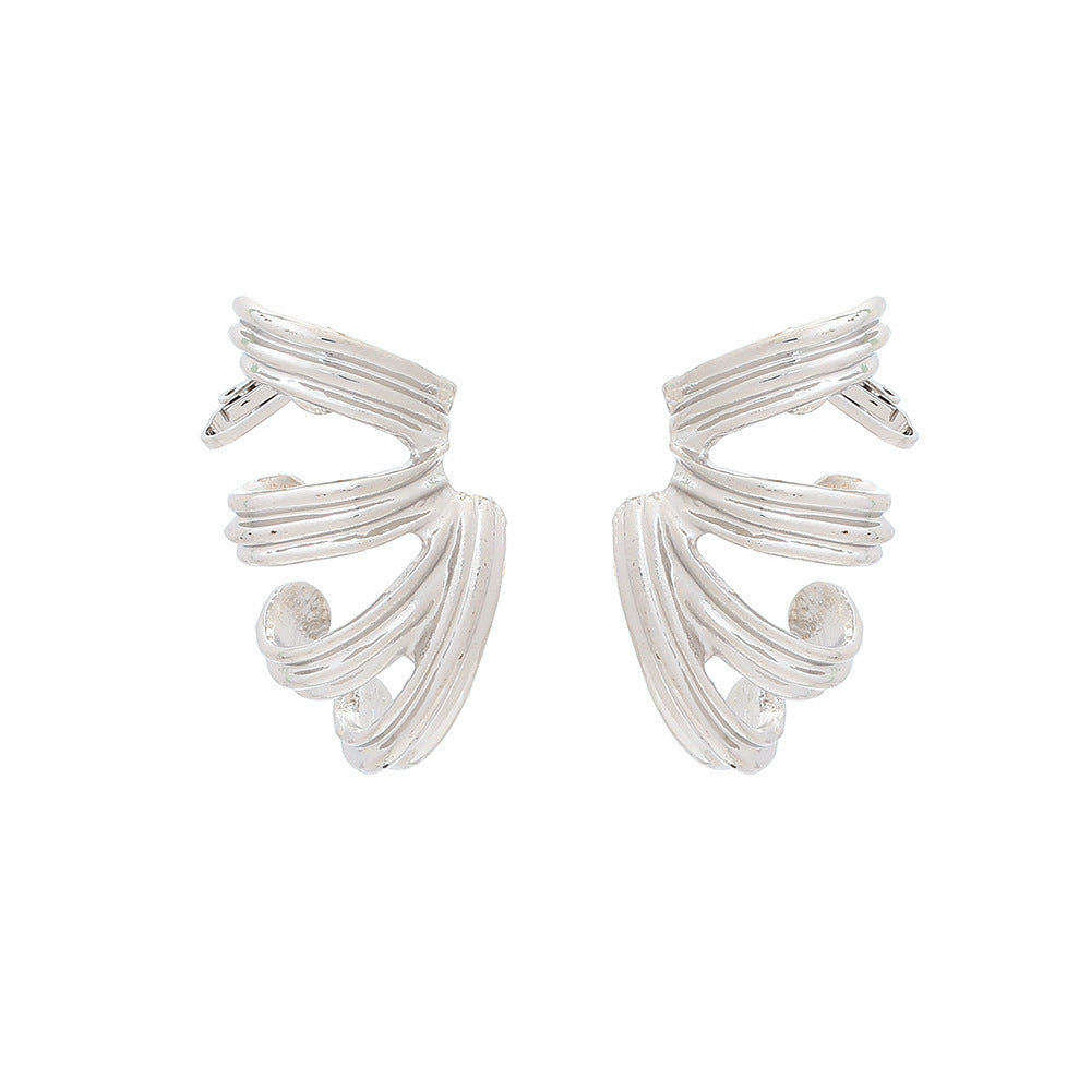 Women's Temperament Full Ear Shaped Cold Style Earrings