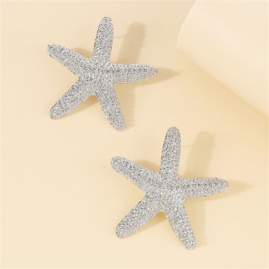 Personalized Party Exaggerated Vacation Beach Ocean Ear Jewelry Set