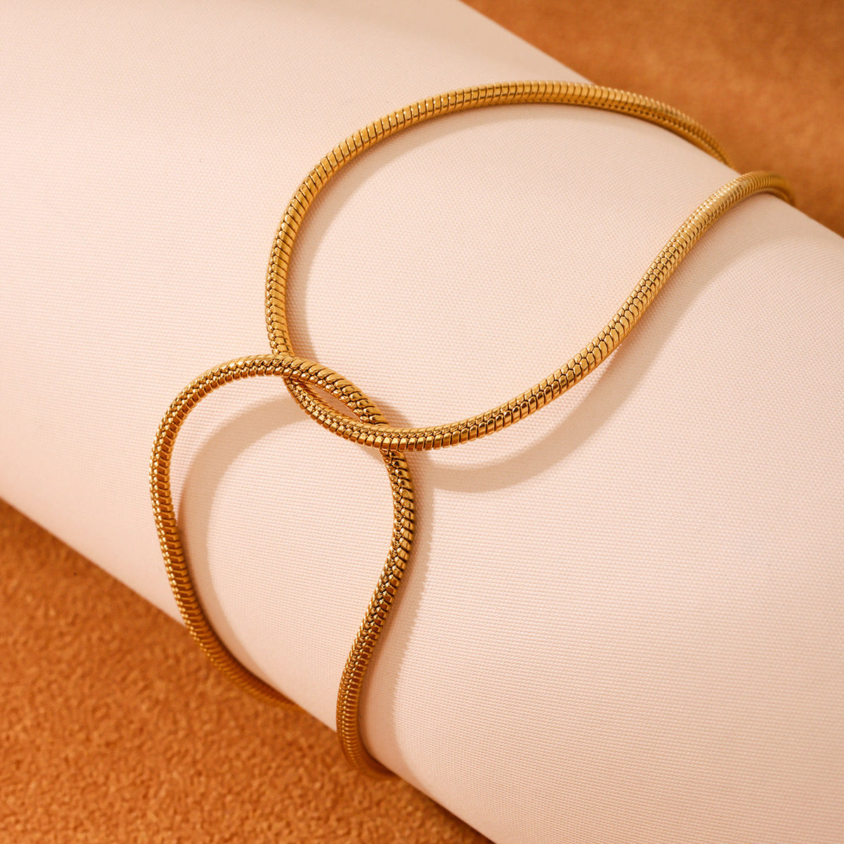 Steel Knotted Simple Personalized Clavicle Chain Bracelet