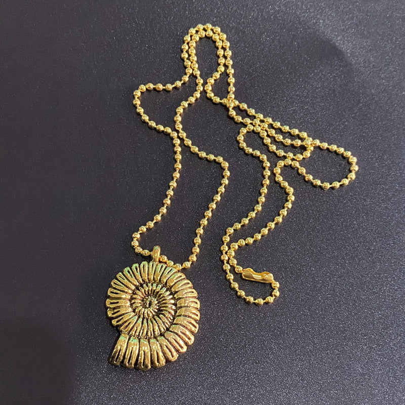 Marine Life Creative Personality Design Popular Retro Alloy Conch Pendants