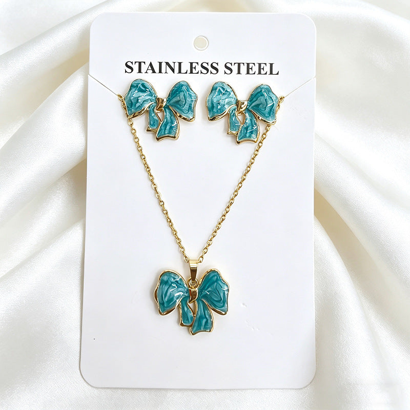 Stainless Steel Enamel Titanium Fashion Personality Necklaces