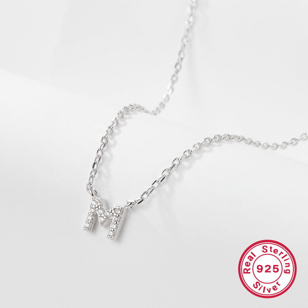 Women's Sier Minority Simple Clavicle Chain Beaded Necklaces