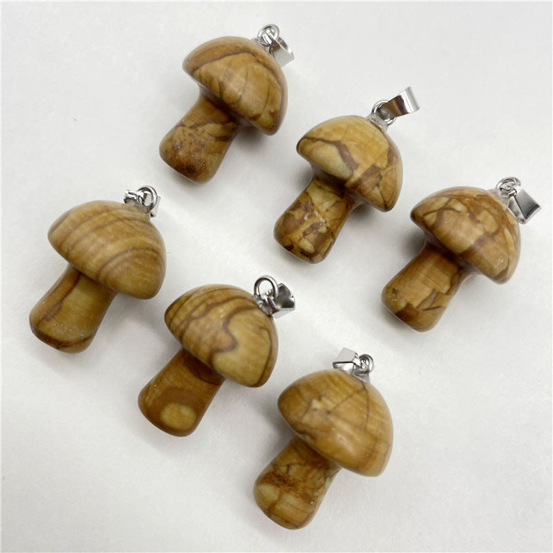 Fashion Natural Crystal Stone Mini Small Pendant