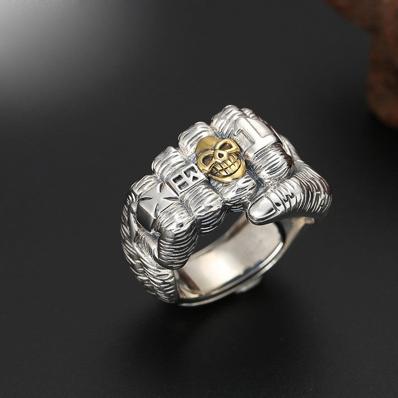 Skull Male Rock Gothic Punk Gift Ring