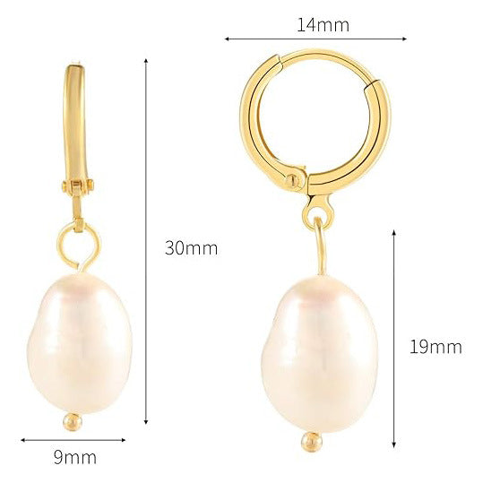 Women's Fashion Retro Baroque Artificial Pearl Pendants