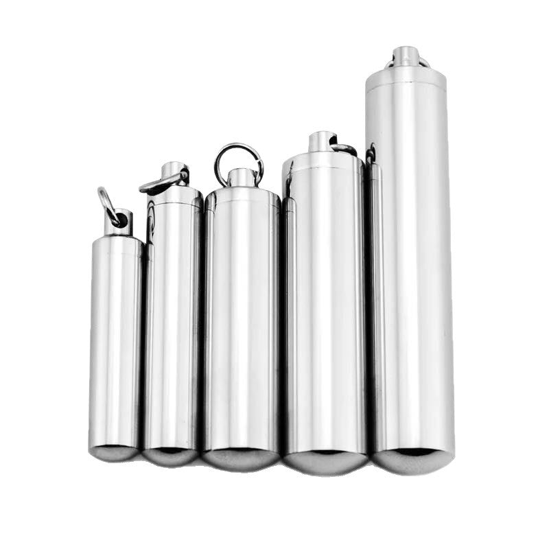 Men's Cinerary Casket Simple Glossy Can Be Pendant