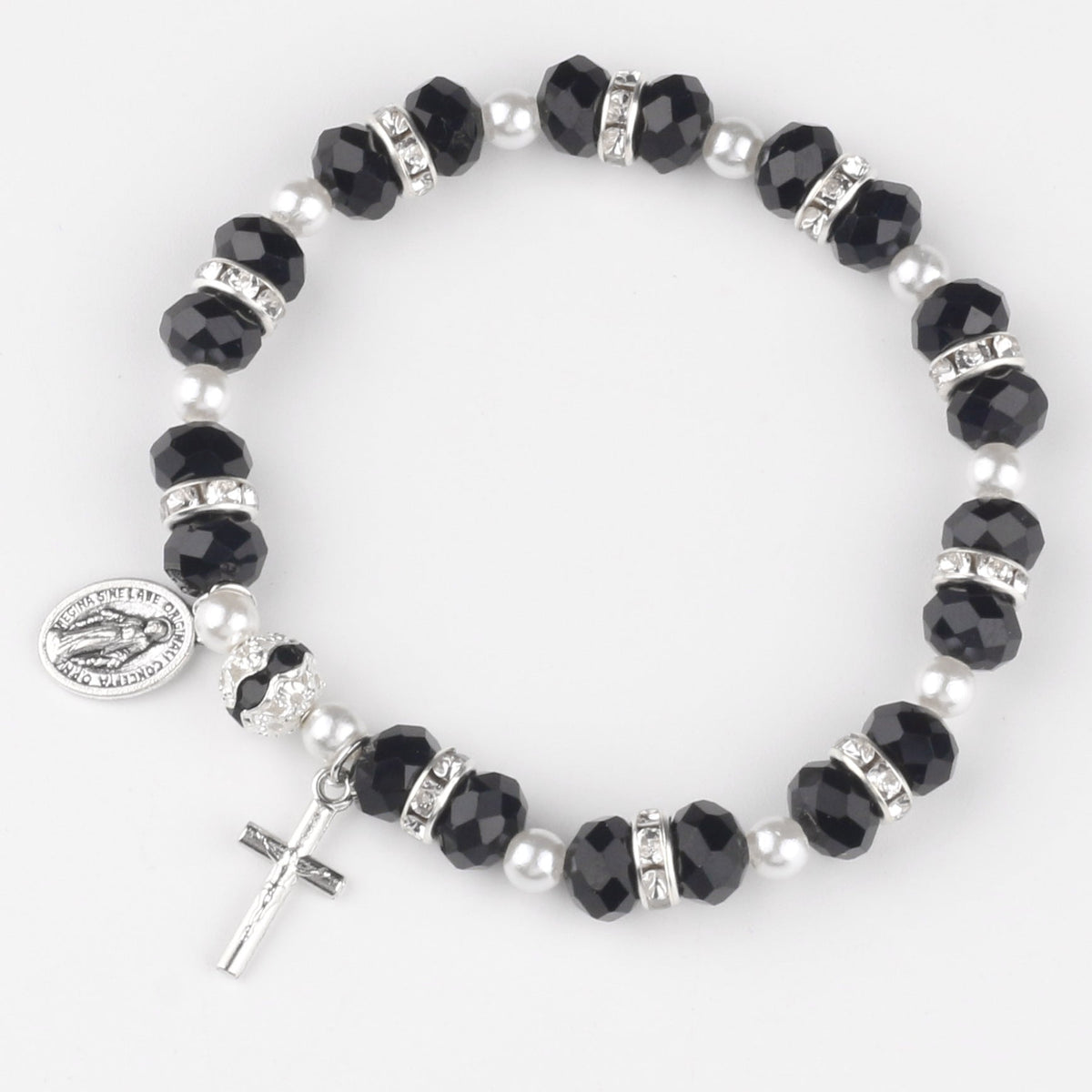 Crystal Elastic Rope Glass Beaded Advanced Bracelet