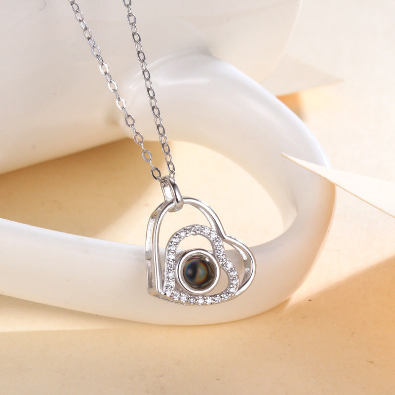 Language Love You Kinds Of Projection Clavicle Necklace