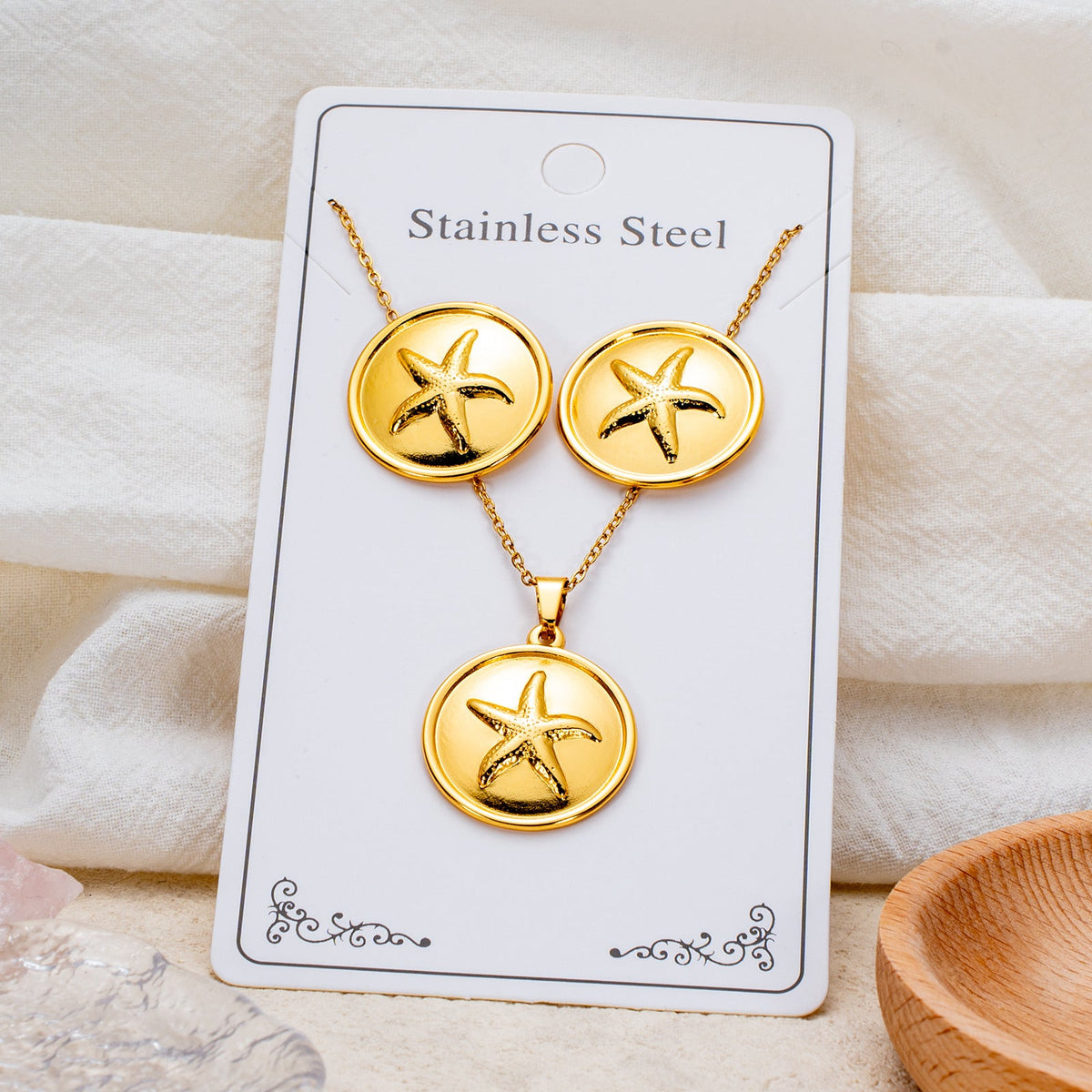 Best-selling Fashion Personality Stainless Steel Variety Of Jewelry Set