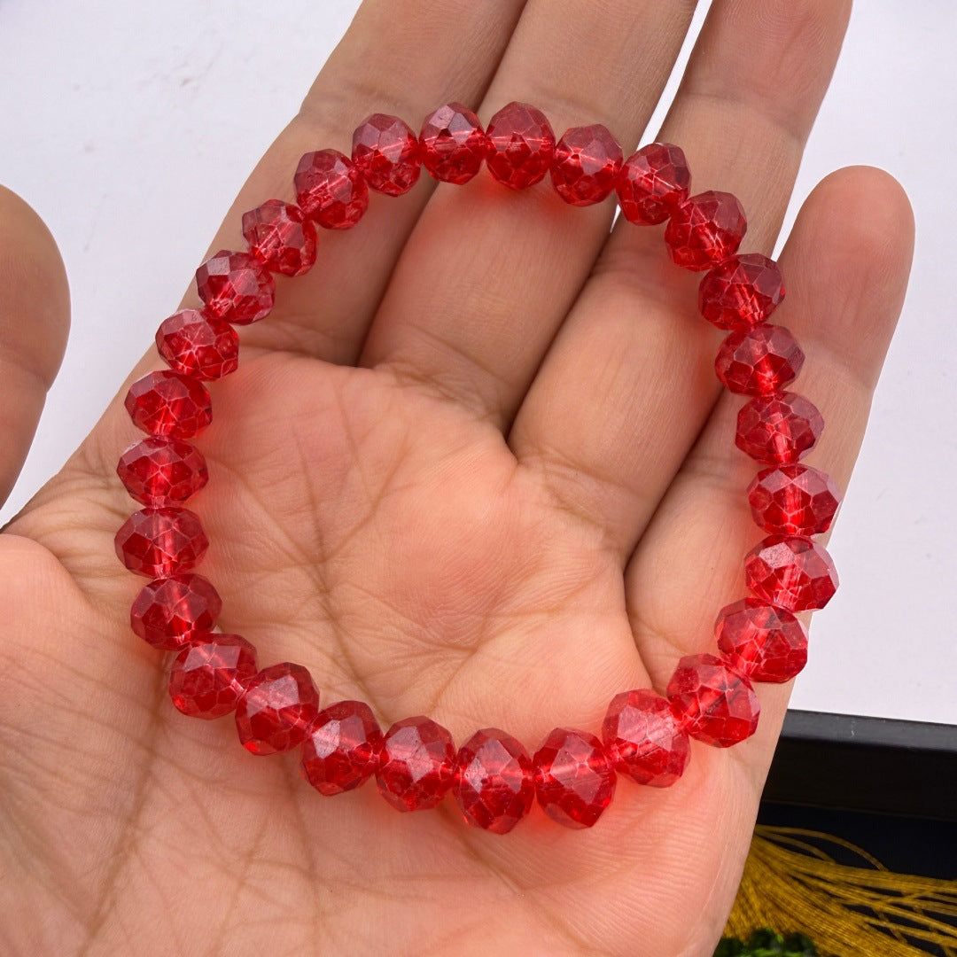 Women's Popular Diamond Crystal String Beads Multicolor Minimalism Fashion Bracelets