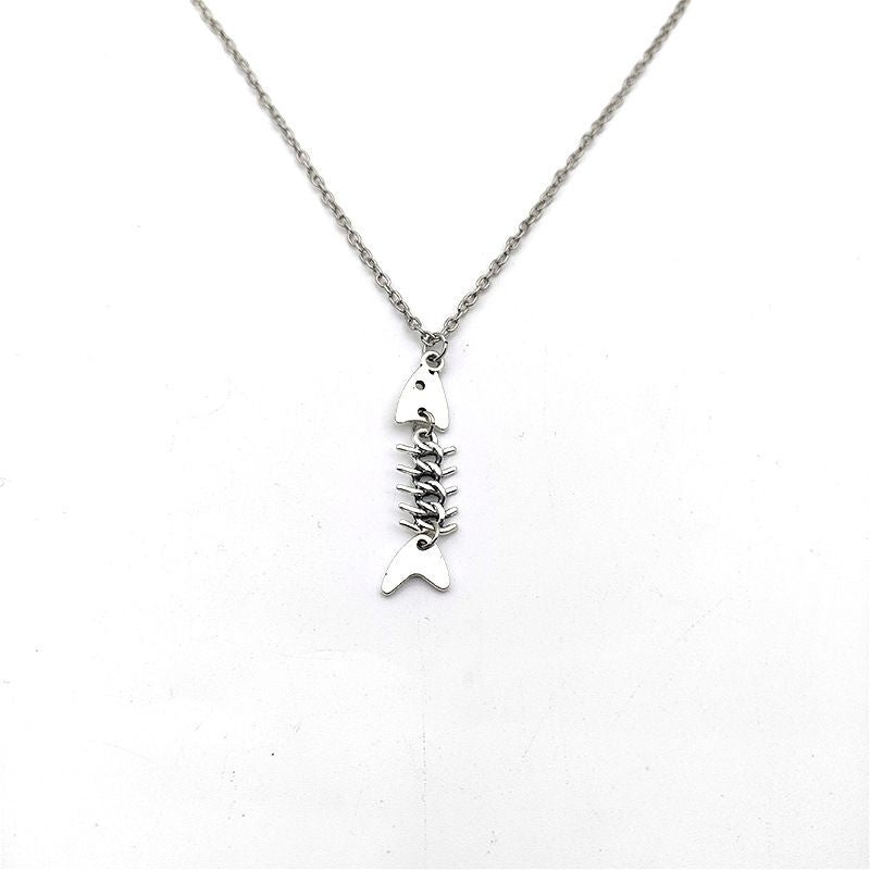 Bone Fishbone Suit Simple Personalized Ancient Necklaces