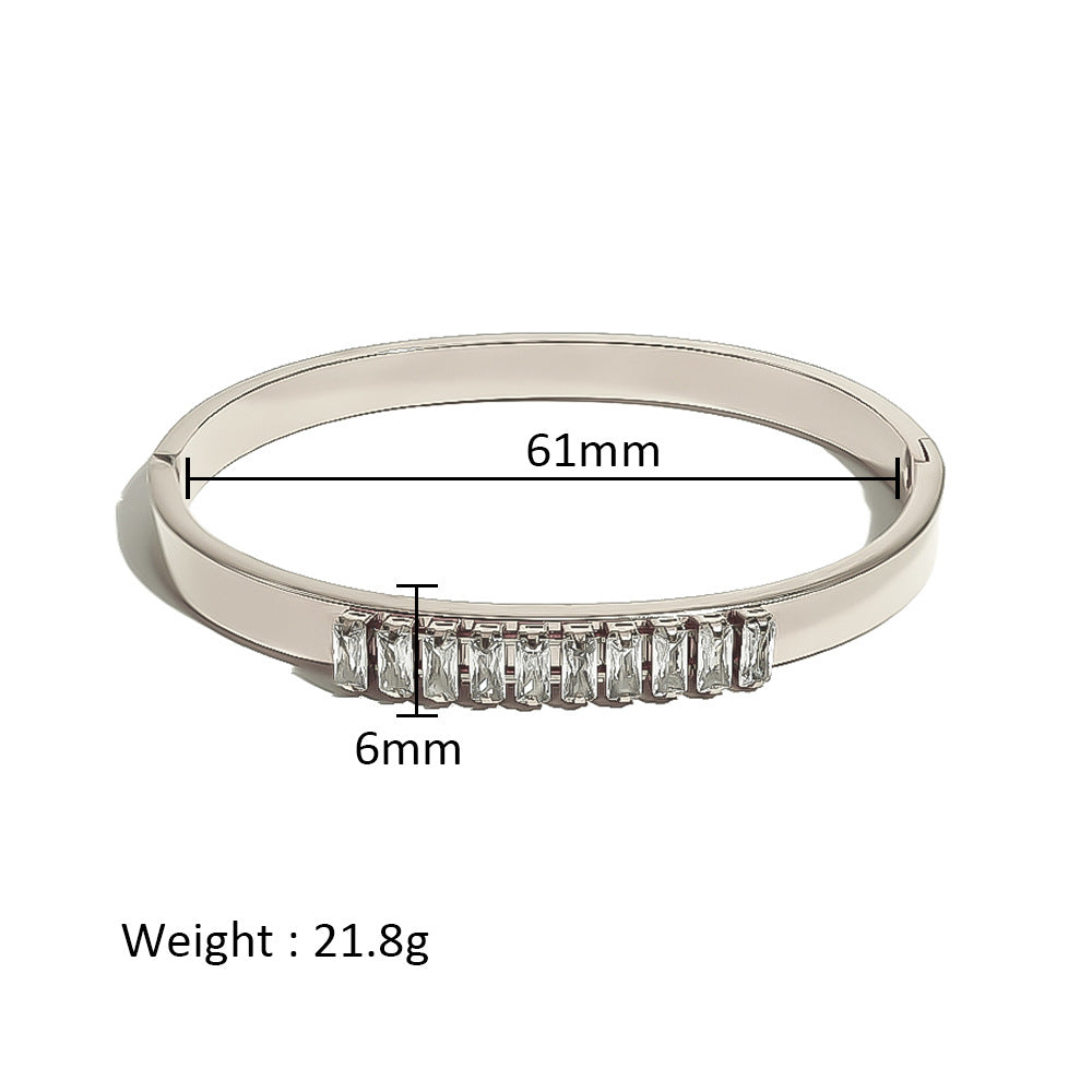 Women's Stainless Steel Electroplated Eight Awn Star Flower Geometric Bracelets