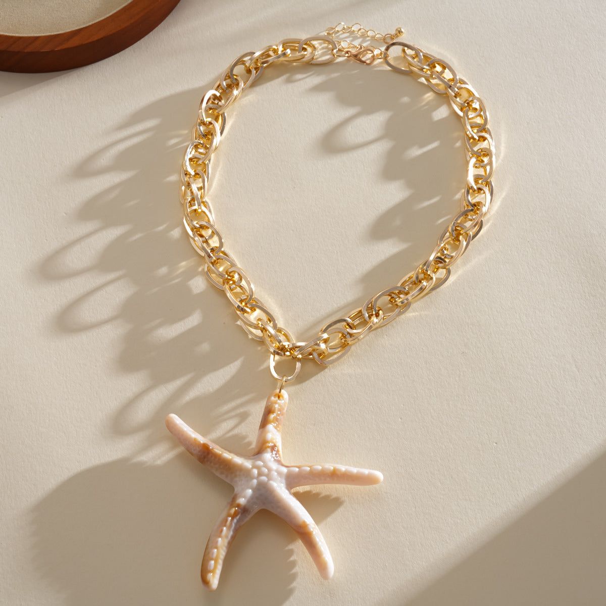 Acrylic Beaded Love Fashion Trend Clavicle Chain Vacation Jewelry Set