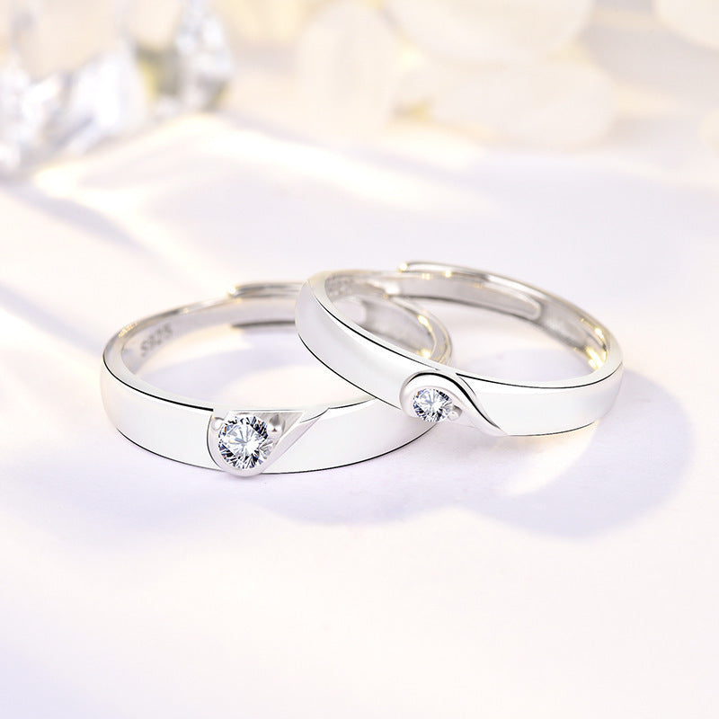 Women's & Men's Couple Minority Simple Fashion Gift Rings