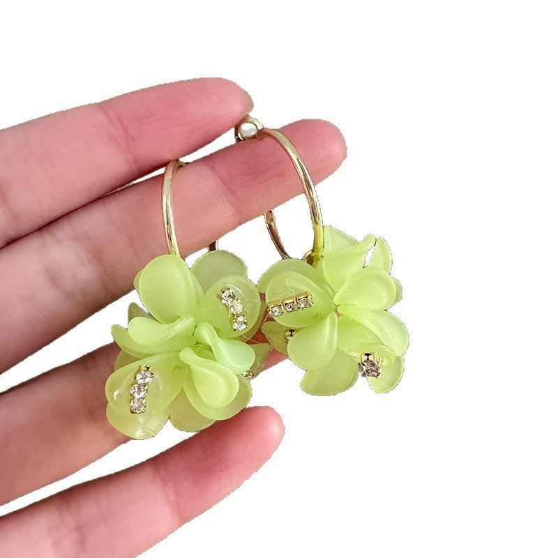Super Fairy Winter Exquisite Beautiful Style Sweet Flexible Simple Temperamental Earrings