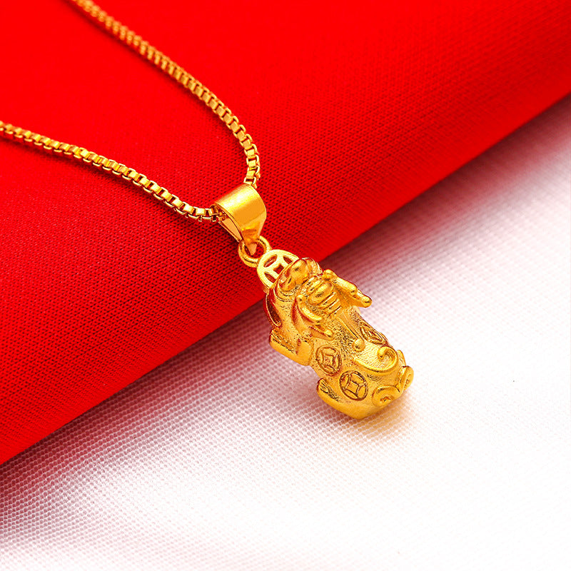 Vietnam Placer Gold Plated Artificial Ingot Bringing Good Jewelry Set