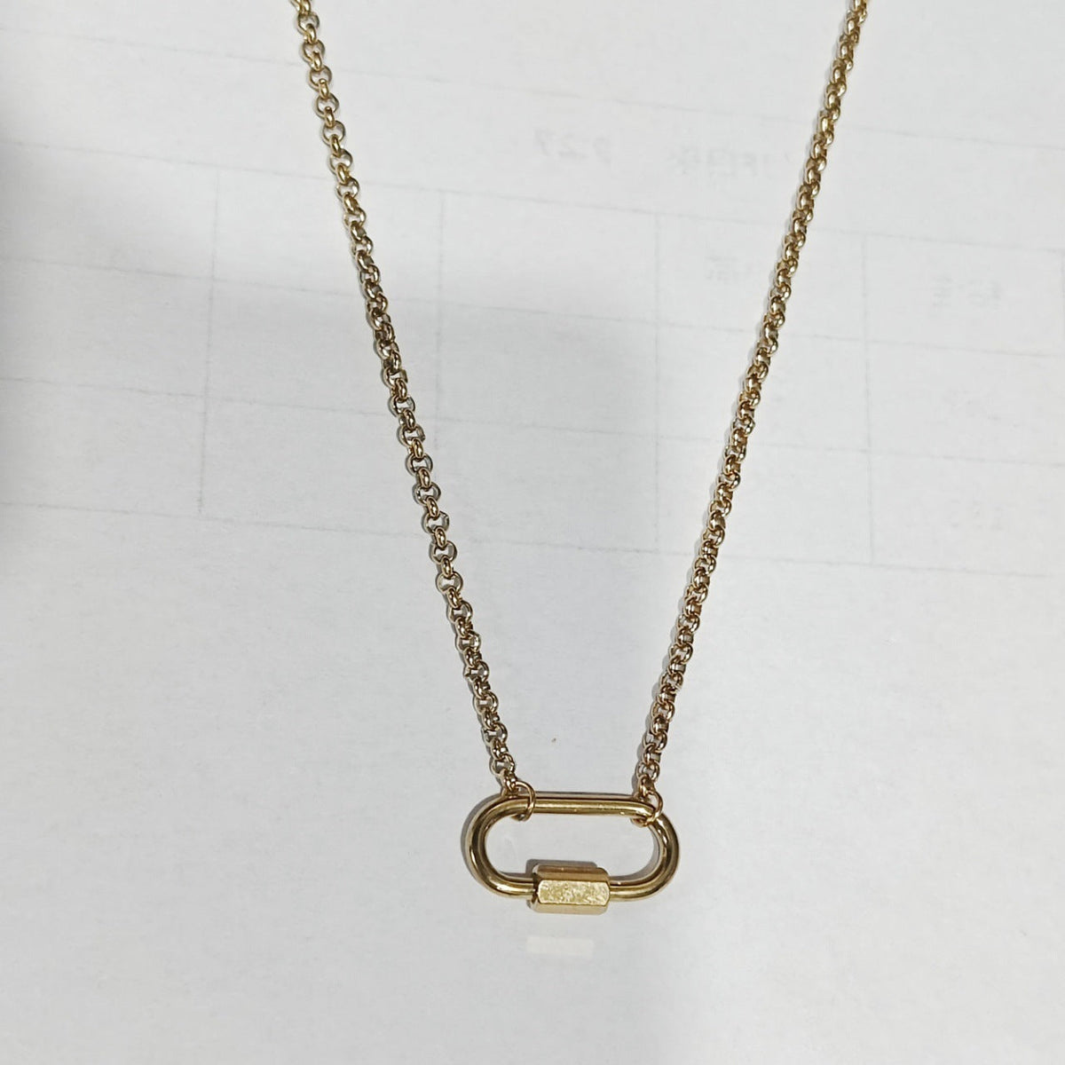 Cartoon Rabbit Long Star Printing Series Gold Color Pendants