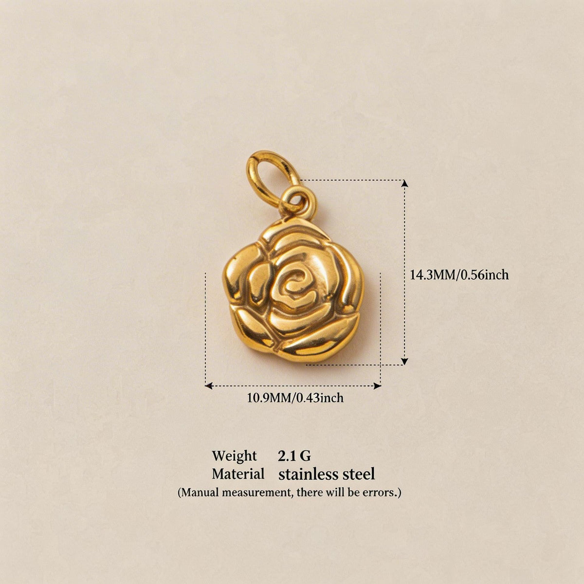 Stainless Steel Golden Animal Physical Long Geometric Accessory Color Pendant