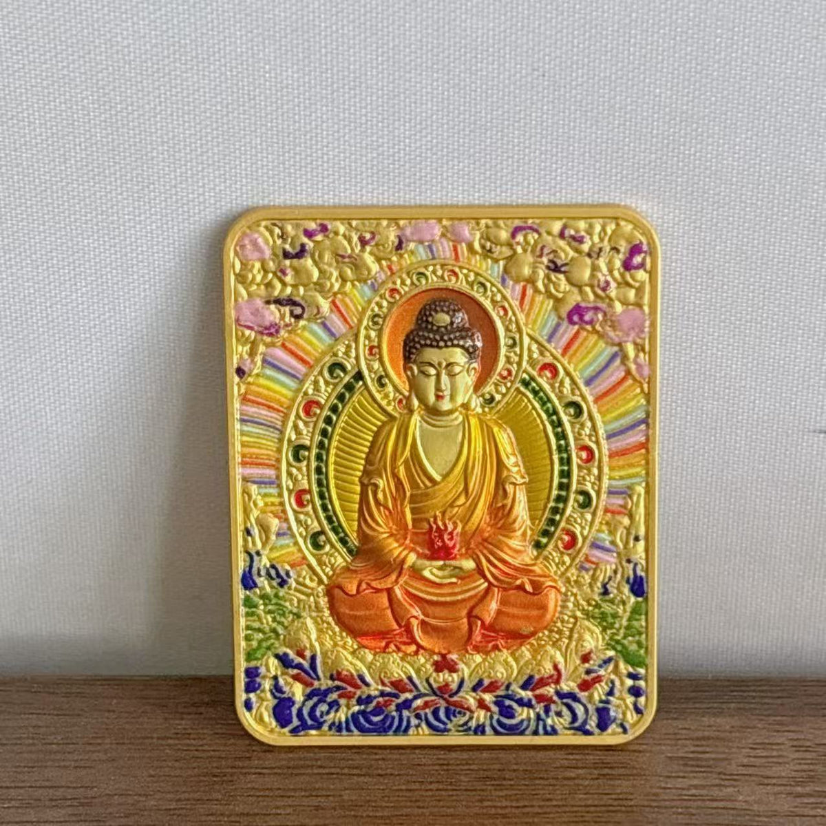 Tibetan Three-dimensional Relief Five Master Eight Guards Painting Pendants